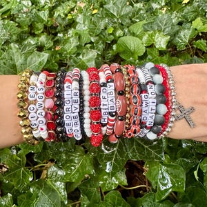 UGA - Themed Bracelet Stacks