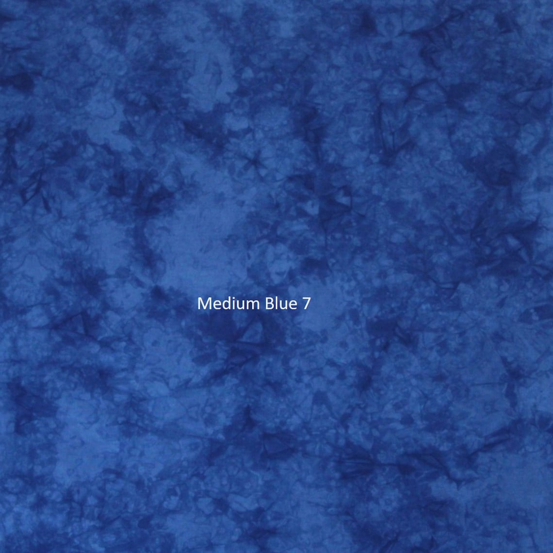 Hand Dyed Blue Fabric Bundle 7 Step Gradient of Quilting Etsy