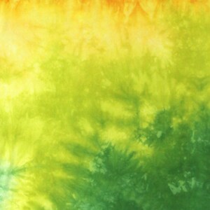 Yellow and green gradient of quilting cotton, fabric moves from bright yellow through lime to bright green Half yard AA (21x36)