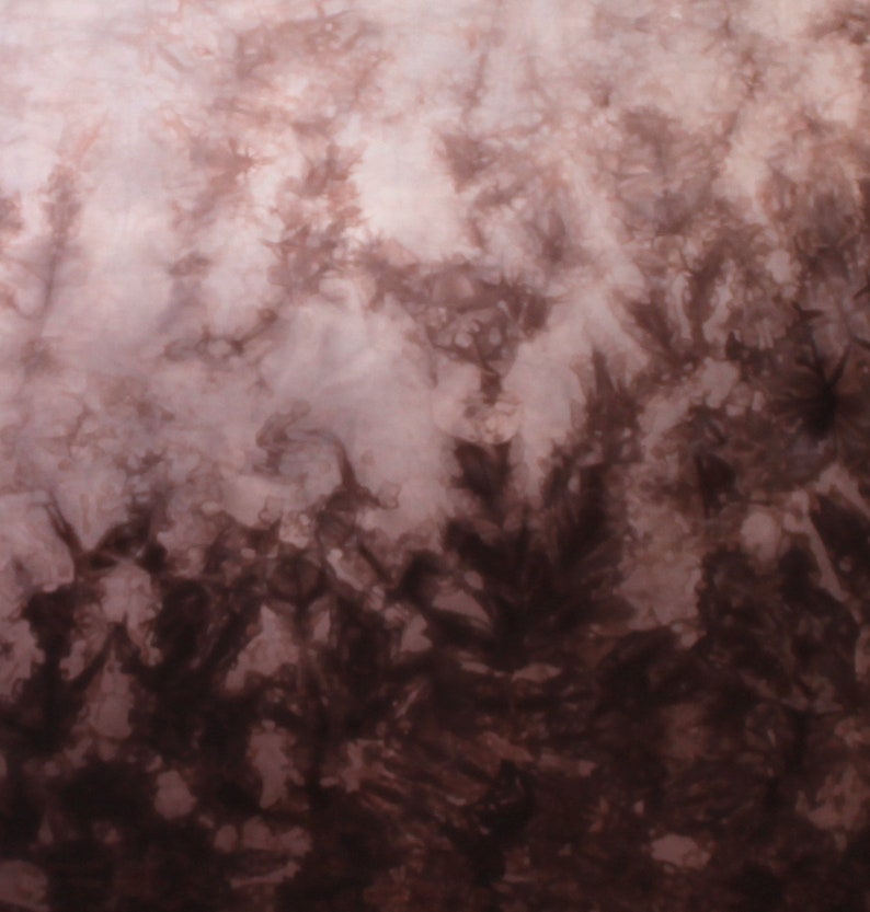 Hand dyed brown cotton quilt fabric in a complex gradation of browns from mink to deep brown Fat quarter