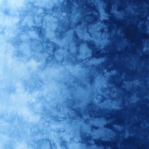 Ombre blue gradient quilting fabric, hand dyed cotton, available as fat quarter or half yard