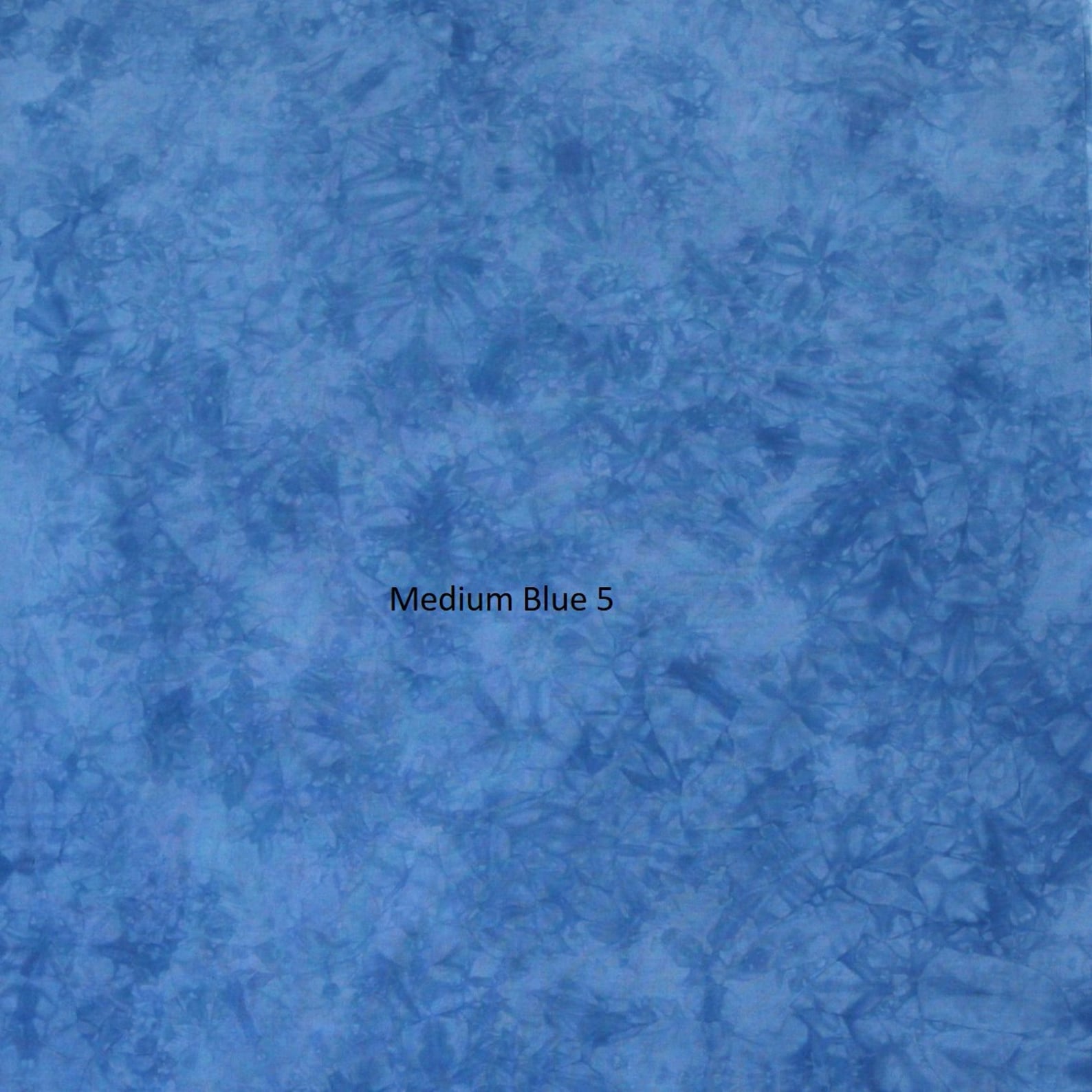 Hand Dyed Blue Fabric Bundle 7 Step Gradient of Quilting Etsy