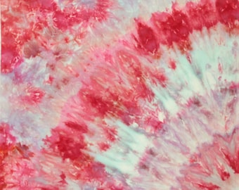 Hand dyed fat quarter for quilting or crafting