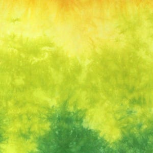 Yellow and green gradient of quilting cotton, fabric moves from bright yellow through lime to bright green Half yard BB (21x36)