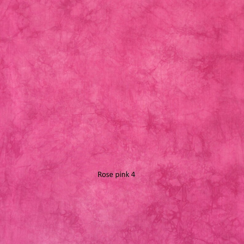 Pink Gradient Bundle of Hand Dyed Fabric, Quilting Cotton, Medium to ...