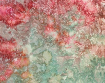 Hand dyed fat quarter of cotton fabric for quilting and crafting