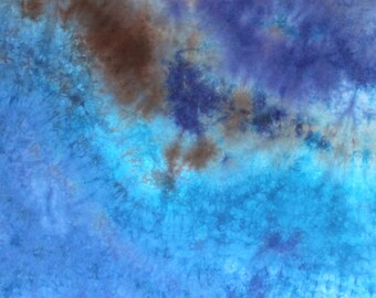 Hand dyed cotton quilting fabric, 36x39 inches