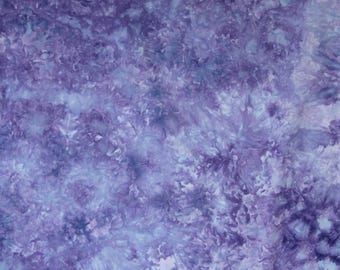 Hand dyed cotton quilting fabric, half yard 19x39 inches