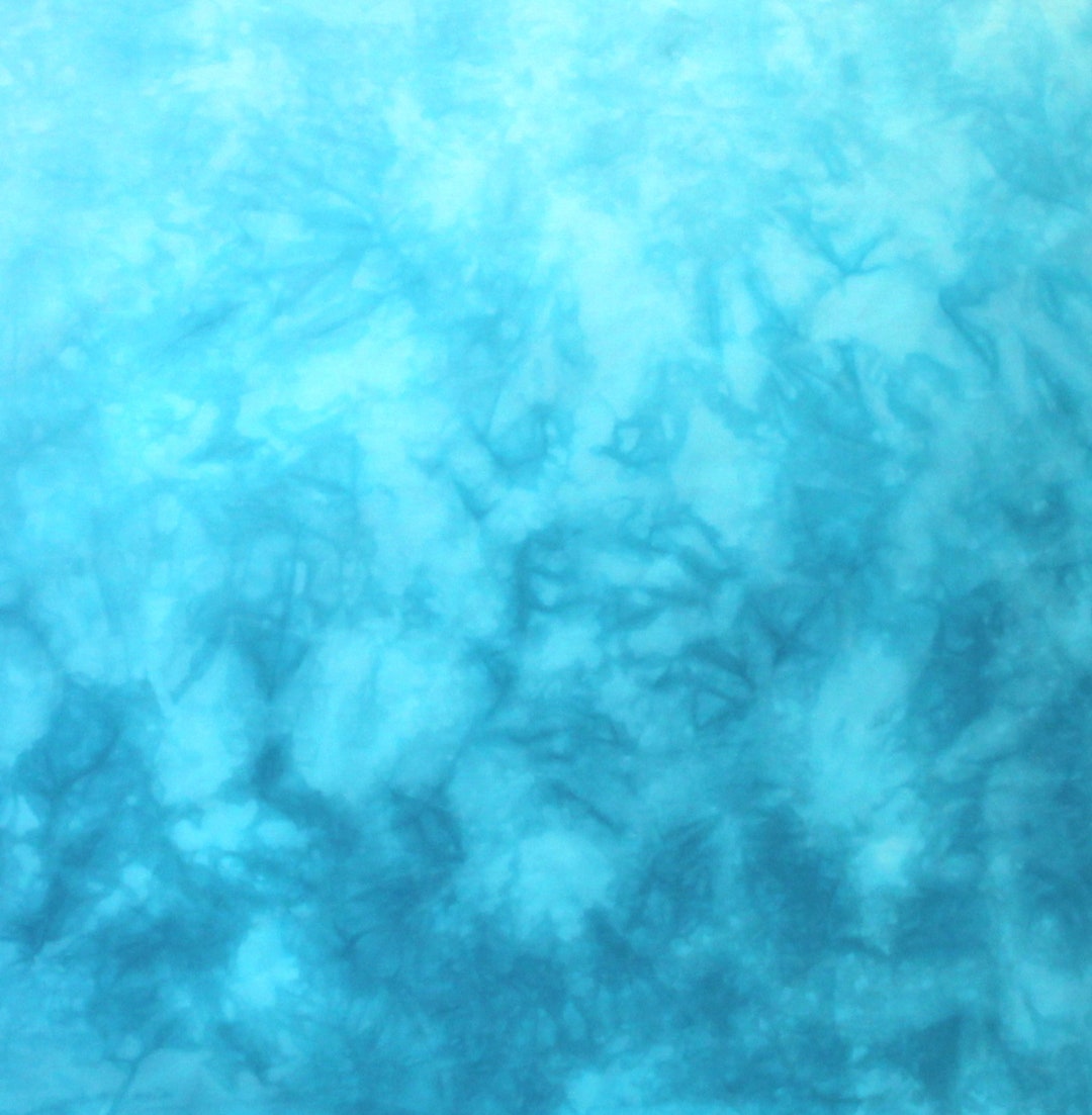 Ombre Turquoise Hand Dyed Gradient on Quilt Cotton Available - Etsy