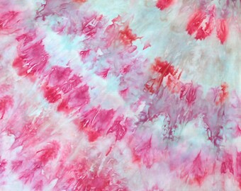 Hand dyed generous fat quarter for quilting or crafting