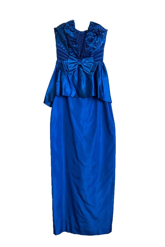 Blue Formal vintage 2 piece set