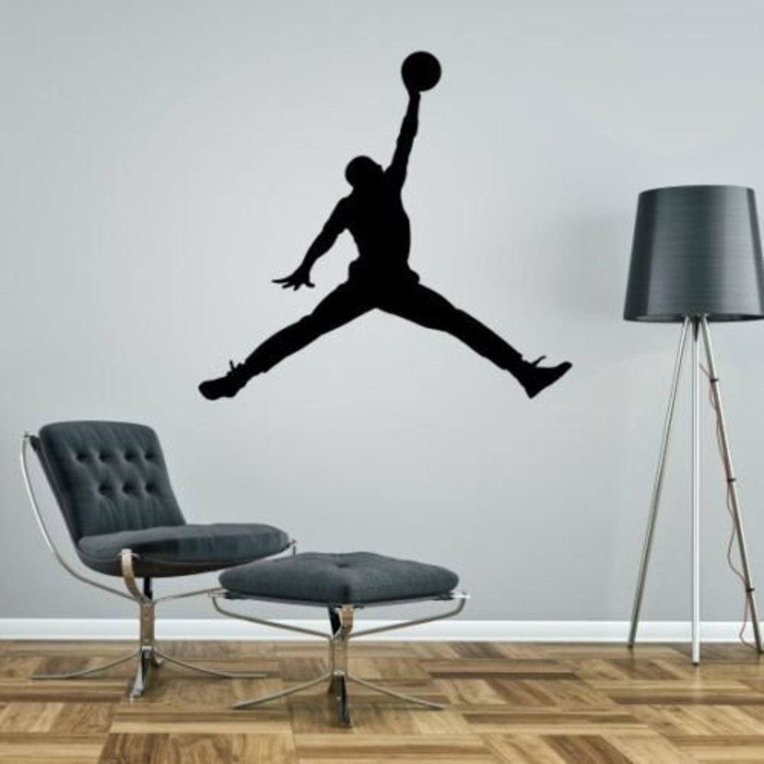 NIKE AIR JORDAN Wall Sticker Decal Children's Boy's Etsy