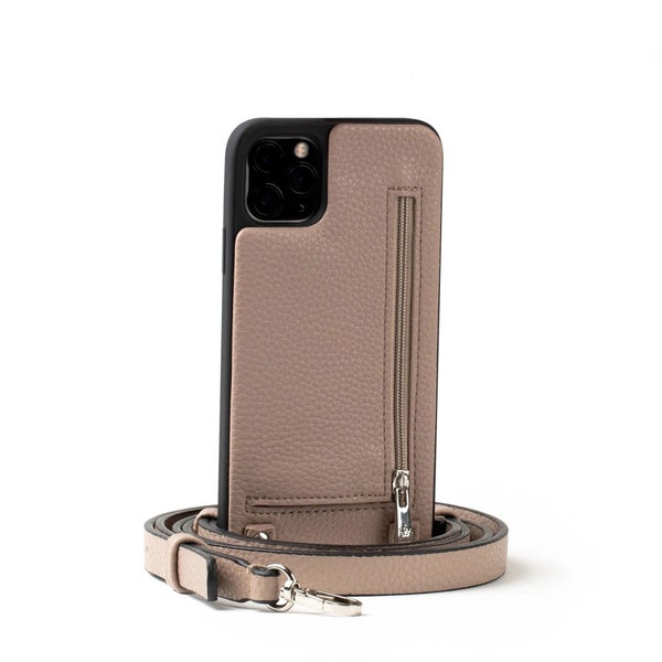 Jolene Adjustable iPhone Case | iPhone leather case | luxury iphone case | Purse Bag Wallet Case for iPhone 14 13 12 11 8 7 6 Pro Max