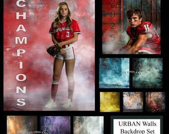 40+ Sports Bundle Digital Backgrounds & Overlays Smoke Lightning Ornamental Digital Backdrops for Football Softball Soccer Cheer, Basketball