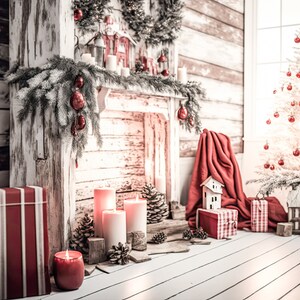 Natal pano de fundo digital sala de natal fundo de madeira do vintage cartão de família digital pano de fundo neve inverno foto sobreposição photoshop composto