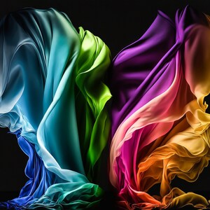 Flowing Silk Digital Backdrop Overlay Poured Rainbow Digital Backdrops Photoshop Maternity Digital Backdrops Overlays Silk Fabric Backdrop
