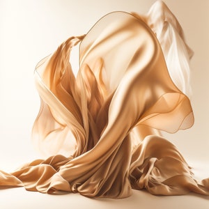 Flowing Silk Digital Backdrop Overlay Cream Silk Digital Backdrops for Photoshop Maternity Digital Backdrops Overlays Silk Fabric Backdrop