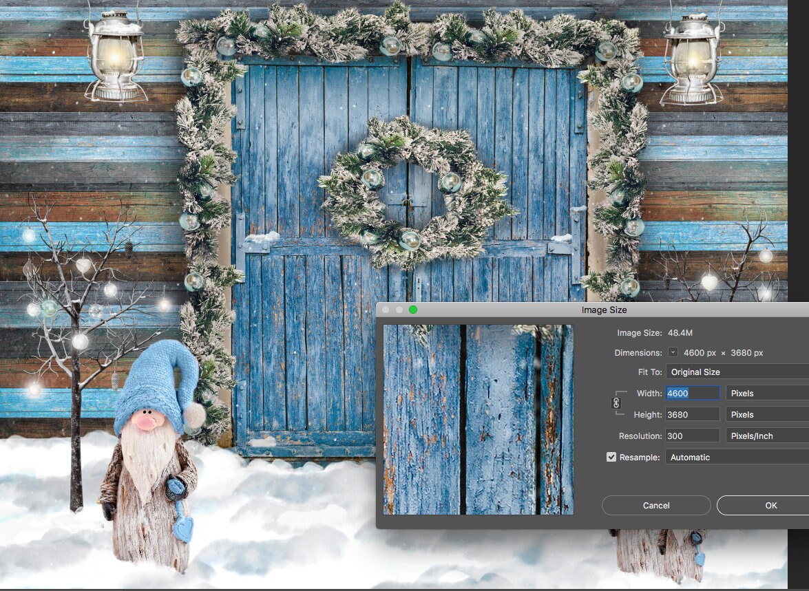 Rustic Family Christmas Digital Backdrop Winter Digital Background ...