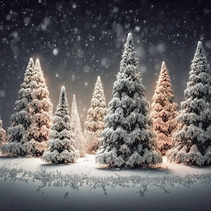 Natal cenário digital árvore de natal vintage fazenda fundo digital cartão de família pano de fundo neve inverno foto sobreposição photoshop composto