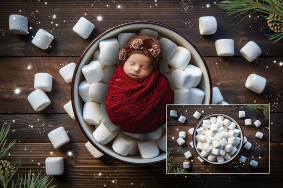 Weihnachts Fotohintergrund 2,4 X 1,8 M – Kakao Bar Design Für Kinderfotos & Partydeko | Aus Polyester