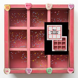 9 boîtes de toile de fond numérique Saint-Valentin bonbon coeur fond ornemental modèle de conversation cartes de famille Jpeg Png photo DANS les boîtes enfants chiens