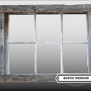Ventana antigua PNG Photoshop Superposición Panel de ventana Ventana de madera Recortada / Ver a través de Panel de ventana digital Telón de fondo Rústico, Vintage, Compuestos