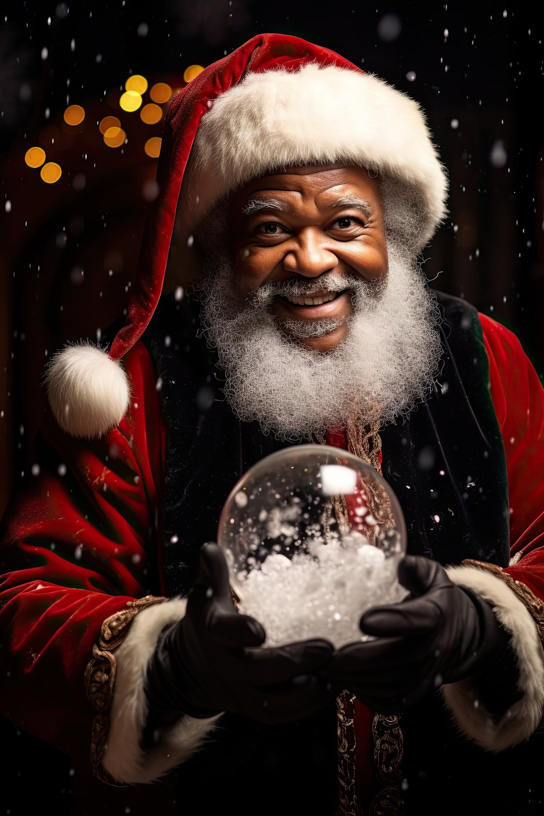 Digital Backdrop Christmas Backgrounds African American Etsy