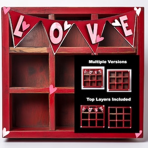 Valentine 9 Box Digital Backdrop Fundo Intuitivo Caixas Vermelhas Modelo Cartões de Família Jpeg Png Foto NAS Caixas Fotografia Crianças Cachorro Classe