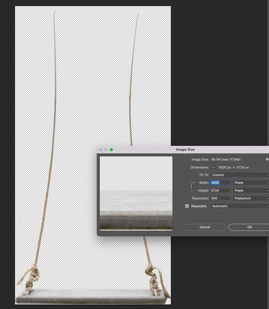 Large Digital Rope Swing PNG Photoshop Overlay Digital Wooden Board ...
