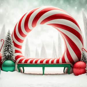 Pano de fundo digital vermelho de natal, balão, arco, estúdio, cenário digital, cartão de família, foto de maternidade, sobreposição, inverno, photoshop