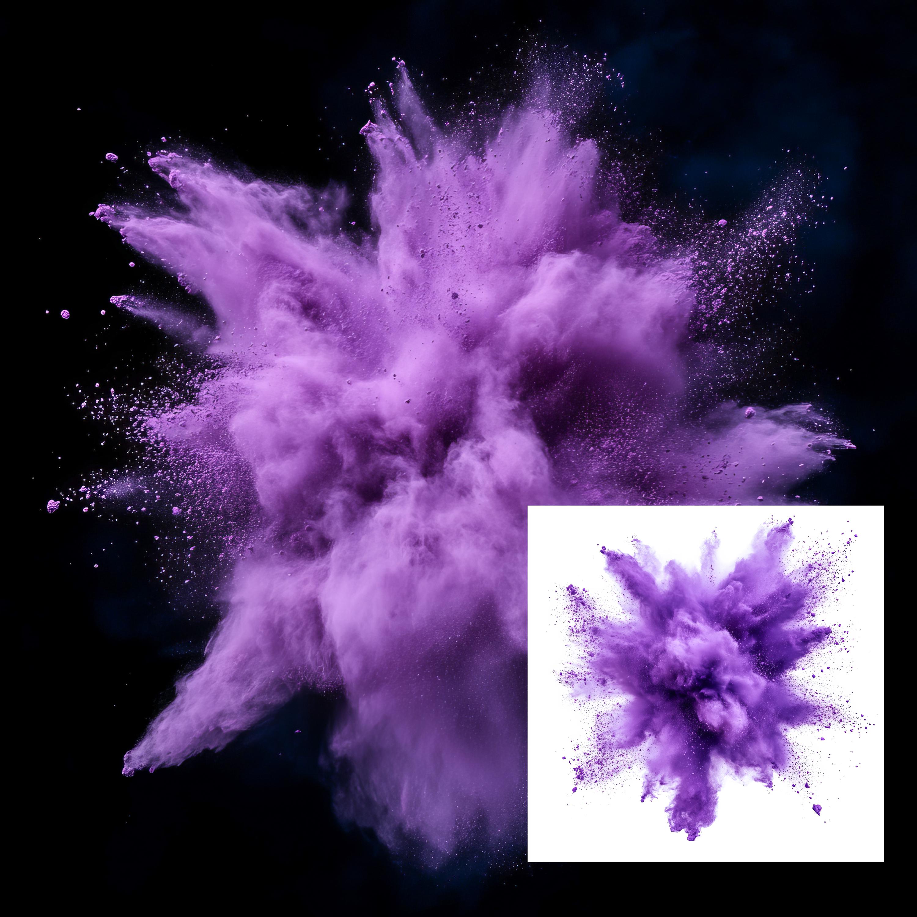 Sports Digital Background Purple Chalk Dust Burst Backdrop Sports Poster Senior Board Team Photos Football Softball Soccer Cheer Basketball