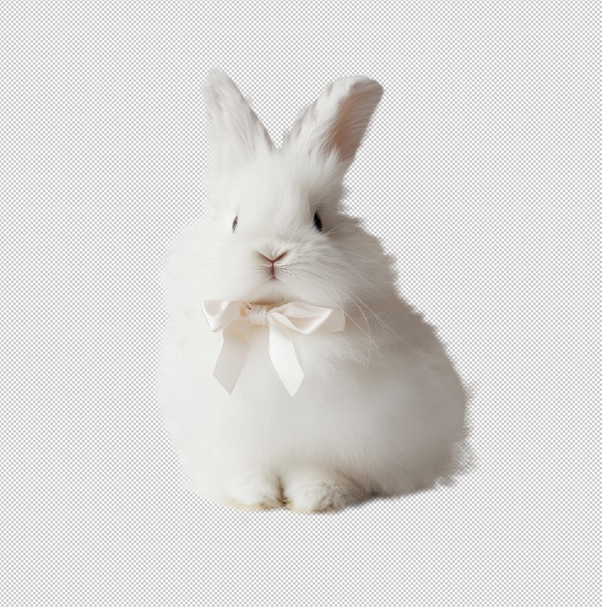 Bunny White Rabbit Png's Digital Overlays, Easter Bunny Cut Out ...