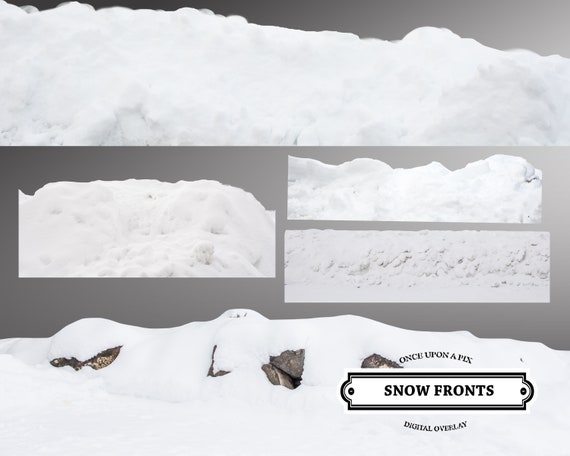 ゆきのオーダーページ SNOW Digital Overlay SET of 5! Feet Ground Snow Hill Snow Pile