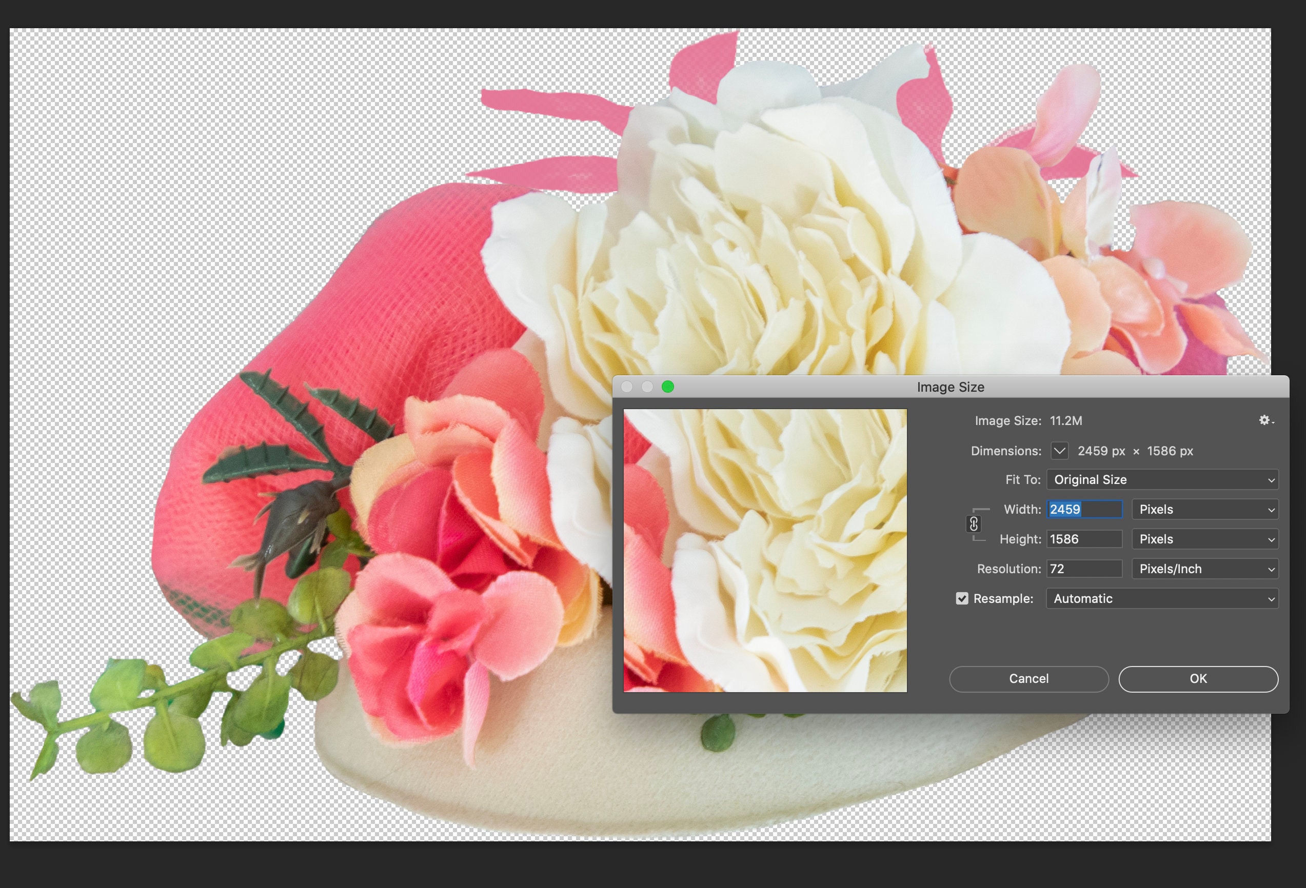 Floral Fascinator Hat Overlay, Photoshop Composite (digital) - Etsy