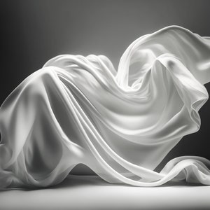 Flowing Silk Digital Backdrop Overlay White Black Digital Backdrops for Photoshop Maternity Digital Backdrops Overlays Silk Fabric Backdrop