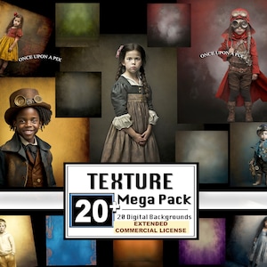 20 Rustic Fine Art Textures, Portrait Background Photoshop Overlays, Textures for Photoshop, Digital Backdrops, Photo Background, Studio