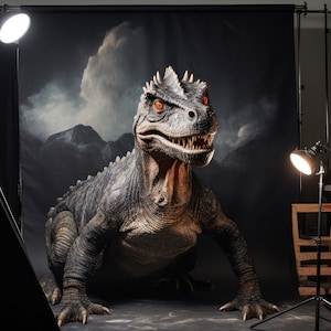 Giant Lizard Photoshoot, Dinosaur Digital Backdrop, Fine Art Dinosaur Digital Background, Dino Meme Backdrop, Composite for Photoshop