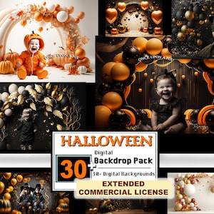 30+ Digital Background / Digital Backdrop Set, Halloween Digital Backgrounds, Costume Studio Backdrops, Cosplay, Photoshop Composite, Kids