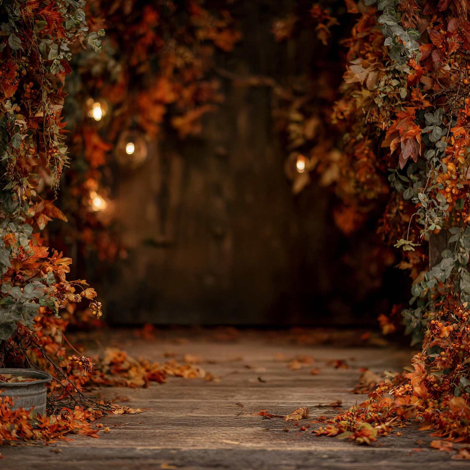 Fall Digital 'old Masters' Backdrop Leaves Christmas Background ...