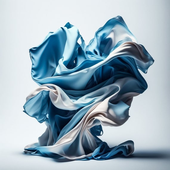 Mutterschaft fließender Stoff digitale Kulisse Fotos, blau grau