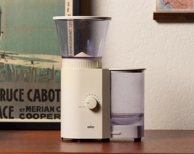 Vintage Braun KMM30 Burr Coffee Grinder Etsy