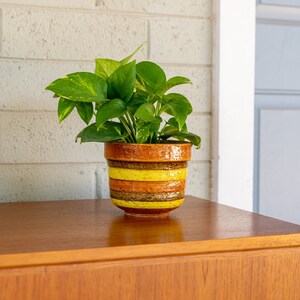 Vintage Bitossi Style Ceramic Planter Pot