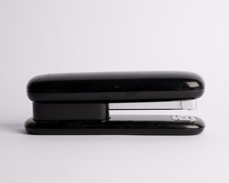 Eldon Rounded Stapler Vintage 1987 Eldon Office Products Black Stapler | Modern Memphis Style ...