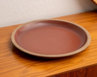 Vintage Heide Keramik Rimline Redwood 15 ""Servierplatte #406."