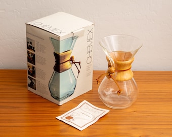 Vintage 1985 Chemex Filter-Kaffeemaschine - Neu in Box