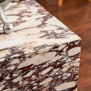 Rose Marble Plinth Side Table by Audo Copenhagen image 6