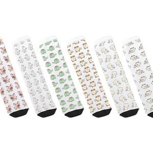 calcetines bonitos, calcetines bonitos para mujer, animales bonitos, calcetines de animales, calcetines divertidos de animales, calcetines novedosos, calcetines personalizados, calcetines personalizados