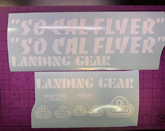 So Cal Flyer Frame Decal Set