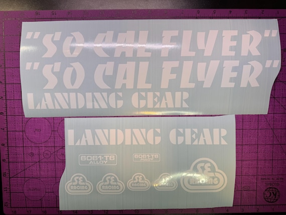 So Cal Flyer Frame Decal Set