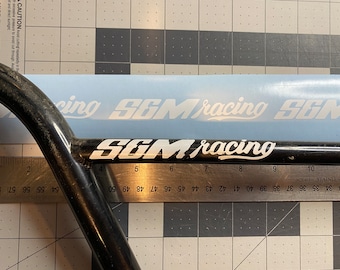 S&M Racing Handlebar Decal